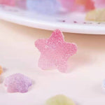 30 Pcs Star Cabochon - Mini Matte Star Flatback - Nail Art - Embellishments DIY Craft Supplies - Nail Hearts Tiny Hearts Scrapbooking