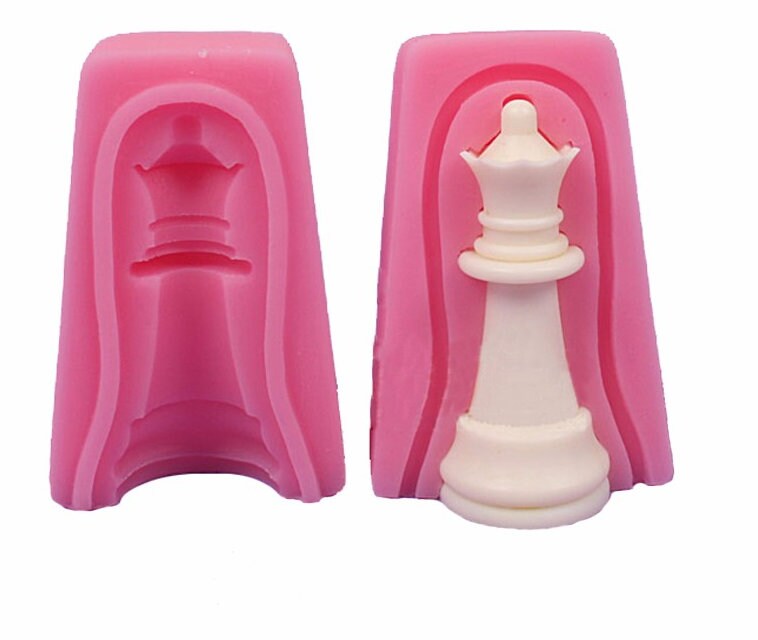Full Sized 3D Chess Silicone Mold 