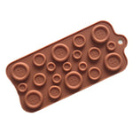 Button Mold - Four Hole Rimmed Button Flexible Silicone Mould for Crafts, Jewelry, Sewing, Scrapbooking, Resin, Polymer Clay, Epoxy Casting