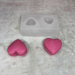 Heart Macaron Silicone Mold Sweets Mold - Wax Candle Mold Handmade Soap Plaster Clay Jewelry Making Chocolate Fondant Cake Candy Decor Mold