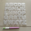 Alphabet Silicone Mold - Initial Mold For Key Chains, Bracelets, Bangles, House Numbers Mold, Diy Resin, Crafts, Casting Epoxy Resin Mold
