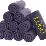 Custom Hand Towel - Personalized Hand Towel - Customized Image Logo Message - Sports Business Hotel Branding - Engraved Towel for Events