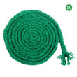 85 metri di cordoncino intrecciato - Corda intrecciata da 5 mm per bordi, rifiniture e piping - Cordoncino per lavori manuali - Corda in cotone per arte tessile fai da te - Bordo cordoncino - Verde