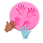 Hand Mold - Silicone Mould Resin Mold Polymer Clay - Soap Plaster Chocolate - Baby Hand - Fondant Cake Mold - Baking