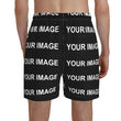 Custom Swimming Shorts  Men Swimwear Personalized Men Bathing Suit  Beach Shorts Face Swim Trunk Party  Vacation Father's Day Gift for Dad