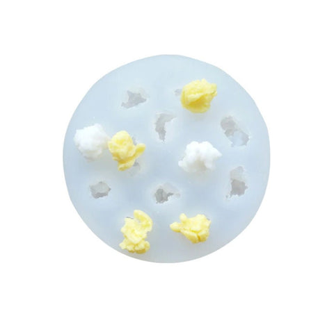 Popcorn Silicone Mold  -12 cavities Wax Mold  - Resin Mold Soap Mold