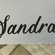 Custom Name Sticker. Personalized Bride Gold Silver Foil Name Decal. Cursive Bridal Shower Foil Name Decals. Diy Rose Gold Wedding Decor