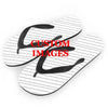 Personalized Slippers - Custom Photo Flip Flop Gift - Sandals for your Company, Event or Wedding - Custom Slides - Design Your Own Flipflops