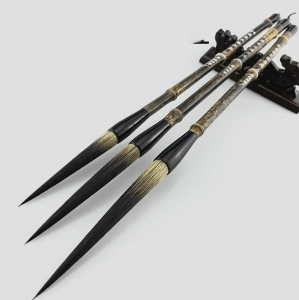 3 Pcs Chinese Calligraphy Brush - Japanese Calligraphy Set - Paint Brush Paintbrush - Writing Brush - Mandarin Traditional Brush - Ink Brush