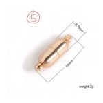 Magnetic Clasps for Leather Bracelet, Stainless Steel Magnet Clasp Closure, Jewelry Making DIY Accessories
