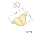 Magnetic Clasps for Leather Bracelet, Stainless Steel Magnet Clasp Closure, Jewelry Making DIY Accessories