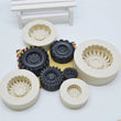 4 Tire Wheel Mold, Cake Decorations, Cup Caker Toppers, Candy, Chocolate Tires, Truck Tire Mold,  Truck Tyre Shape Silicone Mold Sugarcraft