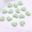 20 Pcs Heart Cabochon - Mini Matte Heart Flatback - Nail Art - Embellishments DIY Craft Supplies - Nail Hearts Tiny Hearts Scrapbooking