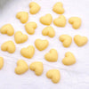 20 Pcs Heart Cabochon - Mini Matte Heart Flatback - Nail Art - Embellishments DIY Craft Supplies - Nail Hearts Tiny Hearts Scrapbooking