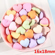 Star Heart Square Flower Cabochon - Matte Flatback  - Nail Art - Embellishments DIY Craft Supplies - Nail Hearts Tiny Hearts Scrapbooking
