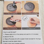 Custom Stamp - Large Custom Rubber Stamp - Custom Logo Stamp - Custom Stamps - Wood Handle Business Stamp - Bag Stamp - Branding Package
