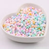 Pastel Rainbow Glass Seed Beads - Colorful Seed Beads - 4 mm - Beading Supplies - Round - Jewellery Making - Embroidery - Opaque - Jewelry