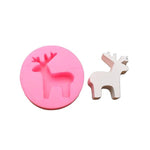 Moose Mold - Deer Animal Molds - Antlers Buck DIY Fondant Cake Decor - For Resin Crafts - Silicone Mold - Chocolate Christmas Décor Epoxy