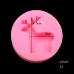 Moose Mold - Deer Animal Molds - Antlers Buck DIY Fondant Cake Decor - For Resin Crafts - Silicone Mold - Chocolate Christmas Décor Epoxy