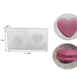 Heart Macaron Silicone Mold Sweets Mold - Wax Candle Mold Handmade Soap Plaster Clay Jewelry Making Chocolate Fondant Cake Candy Decor Mold