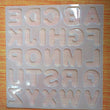 Alphabet Silicone Mold - Initial Mold For Key Chains, Bracelets, Bangles, House Numbers Mold, Diy Resin, Crafts, Casting Epoxy Resin Mold