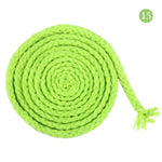 เชือกบิด 85 เมตร - เชือกถัก 5 มม. สำหรับตกแต่งขอบ ซูตาช - เชือกงานฝีมือ - เชือกฝ้ายศิลปะ DIY - เชือกตกแต่ง - สีเขียว
