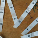 50 White Clothing Size Labels - Number Woven Size Tag - T-Shirt Size Tabs - Folded Labels - 50 56 62 68 74 80 86 92 98 104 110 116 122 128