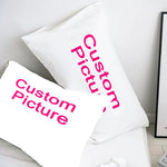 Personalized Pillowcase, Custom Pillow Case, Custom Picture Photo Text Wording, Personalize Quote Pillow, Wedding Housewarming Gift Decor