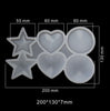 Cake Topper Mold, Birthday Cake Topper, Wedding Cake Topper, Heart Star Balloon Cloud, Cake Decorations, Baby Shower Kids Party Cupcake