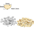 100 Custom Stainless Steel Charm, Gold Silver Personalized Charm, Logo Charm Beads, Laser Engraved Charm Beads For Jewelry Bracelets Making