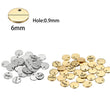 100 Custom Stainless Steel Charm, Gold Silver Personalized Charm, Logo Charm Beads, Laser Engraved Charm Beads For Jewelry Bracelets Making