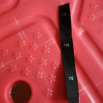 50 Black Polyester Clothing Size Labels - Number Woven Size Tag - T-Shirt Size Tabs - Folded Labels - 50 56 62 68 74 80 86 92 98 104 110 116