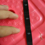 50 Black Polyester Clothing Size Labels - Number Woven Size Tag - T-Shirt Size Tabs - Folded Labels - 50 56 62 68 74 80 86 92 98 104 110 116