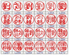 Custom Round Japanese Hanko Chop - Square Japanese Name Stamp - Chinese Name Stamp - Chinese Name Seal - Personalized Japanese Stationery