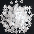 Flower Sequins - White Pink Red Gold Silver - Floral Sequin - Confetti Paillettes Sewing Garment DIY, Loose Sequin,  Scrapbooking Crafts