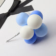 Baloon Cake Topper - Baby Shower Kids Birthday Party Cake - Cupcake - Cake Decorations - Wedding Decor, Rainbow, Blue, White, Pink, Black