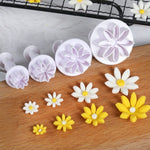 Flower Cutter - Mini Clay Cutter - Cookie Cutter - Fleurs Pate a Sucre - Sugar Flowers - Plunger Cutters - Petal Stampi Per Biscotti Fondant