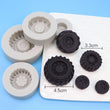4 Tire Wheel Mold, Cake Decorations, Cup Caker Toppers, Candy, Chocolate Tires, Truck Tire Mold,  Truck Tyre Shape Silicone Mold Sugarcraft
