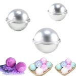 6 Pieces Bath Bomb Mold, DIY Bath Bomb Molds, Round Shaped Sphere Bath Bomb Molds for Mom, Boys, Girls, Craft Making Kit