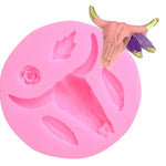 Cow Skull Mold Bull Skeleton Head Longhorn Fondant Chocolate Resin Clay Cupcake Topper DIY Party Cake Decorating Candy Gumpaste Mould