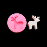 Moose Mold - Deer Animal Molds - Antlers Buck DIY Fondant Cake Decor - For Resin Crafts - Silicone Mold - Chocolate Christmas Décor Epoxy