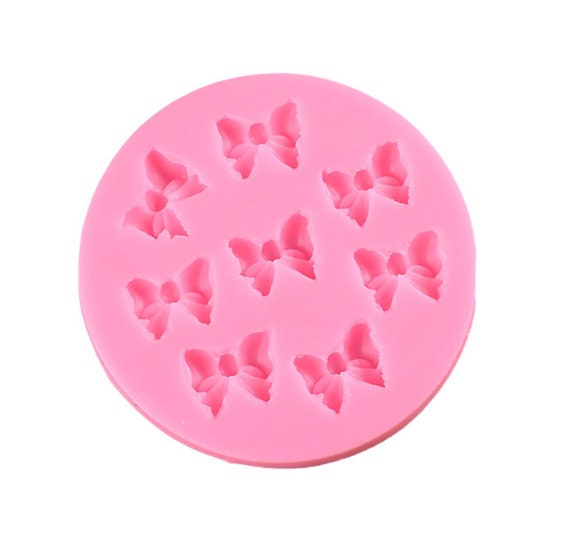Bowtie Silicone Mold -  Bow Tie Mold - Mini Bows Mold - Handmade Soap Plaster Clay Jewelry Making Chocolate Fondant Cake Candy Decor Mold