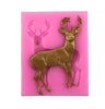 Deer Mold - Moose Mold - Animal Antlers Buck DIY Fondant Cake Decor - For Resin Crafts - Silicone Mold - Chocolate Christmas Décor Epoxy