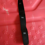 50 Black Polyester Clothing Size Labels - Number Woven Size Tag - T-Shirt Size Tabs - Folded Labels - 50 56 62 68 74 80 86 92 98 104 110 116