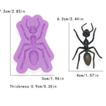 Insect Mold - Flexible Silicone Mold - Ant Hornet Scorpion Fly Centipede Spider Gecko Lizard  - Clay Jewellery Making Baking Resin Soap