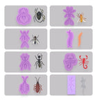 Insect Mold - Flexible Silicone Mold - Ant Hornet Scorpion Fly Centipede Spider Gecko Lizard  - Clay Jewellery Making Baking Resin Soap