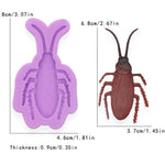 Insect Mold - Flexible Silicone Mold - Ant Hornet Scorpion Fly Centipede Spider Gecko Lizard  - Clay Jewellery Making Baking Resin Soap