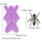Insect Mold - Flexible Silicone Mold - Ant Hornet Scorpion Fly Centipede Spider Gecko Lizard  - Clay Jewellery Making Baking Resin Soap