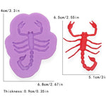 Insect Mold - Flexible Silicone Mold - Ant Hornet Scorpion Fly Centipede Spider Gecko Lizard  - Clay Jewellery Making Baking Resin Soap