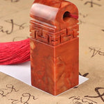 Custom Square Japanese Hanko Chop - Japanese Name Stamp - Chinese Name Stamp - Chinese Name Seal - Personalized Stone Japanese Stationery
